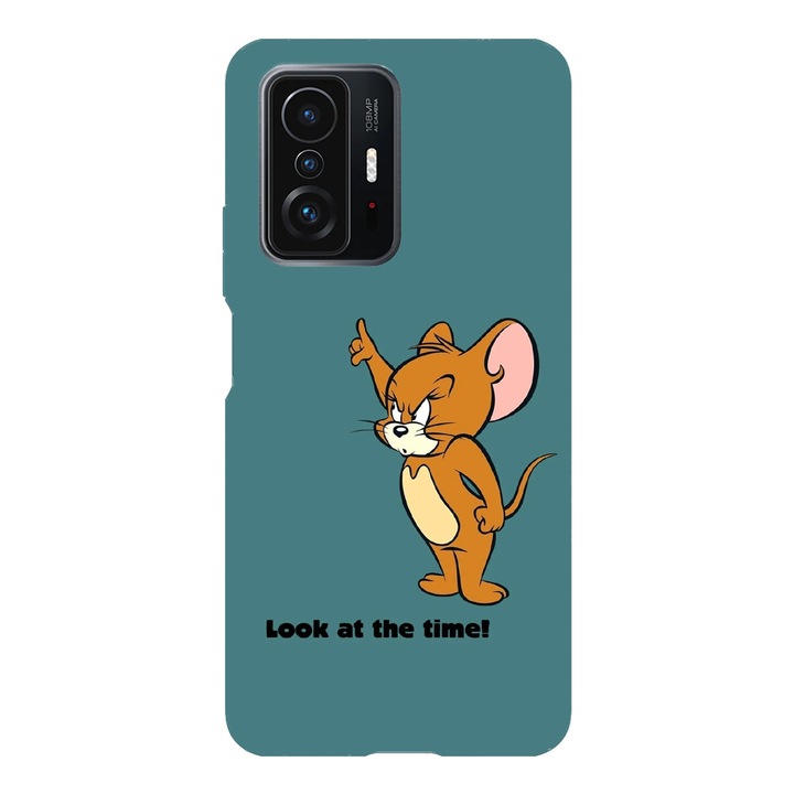 Husa compatibila cu Xiaomi 11T / Xiaomi 11T Pro, Viceversa, model Look at the time Jerry, Silicon, TPU