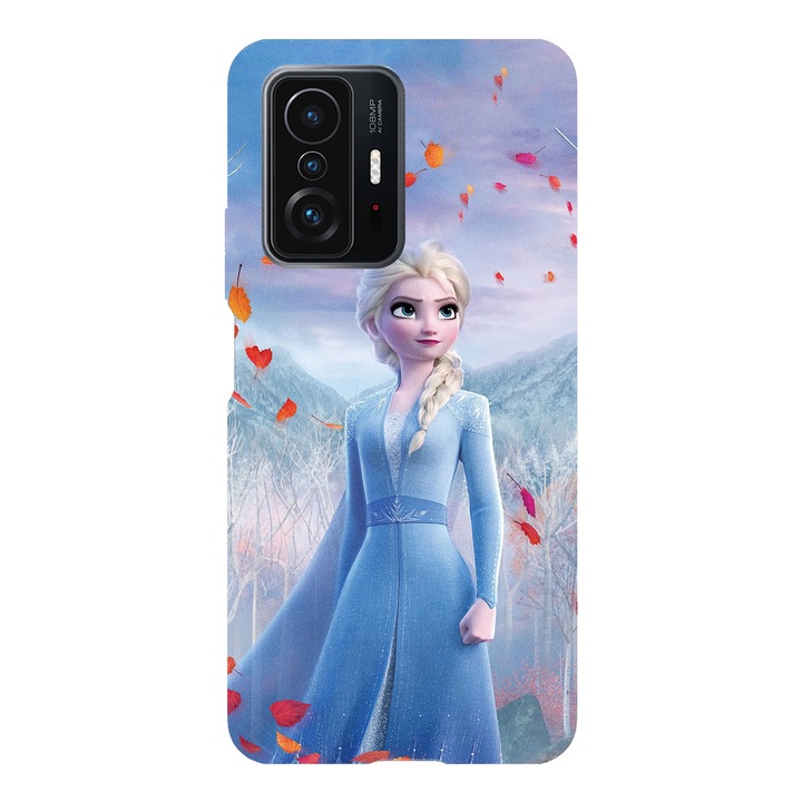 Кейс съвместим с Xiaomi Redmi Note 10 5G, Viceversa, модел Elsa от Frozen, Silicon, TPU