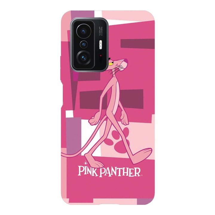 Husa compatibila cu Xiaomi Redmi Note 11 / Redmi Note 11S, Viceversa, model On the way Pink Panther, Silicon, TPU