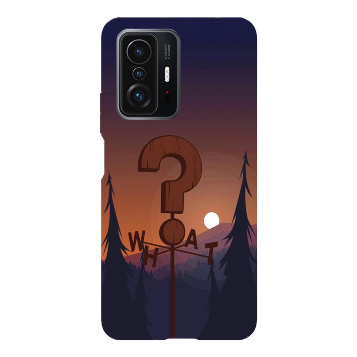 Husa compatibila cu Xiaomi Redmi Note 11 / Redmi Note 11S, Viceversa, model Gravity falls what, Silicon, TPU