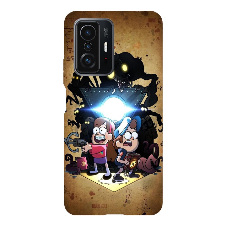 Husa compatibila cu Xiaomi Redmi Note 11 / Redmi Note 11S, Viceversa, model Gravity falls art, Silicon, TPU