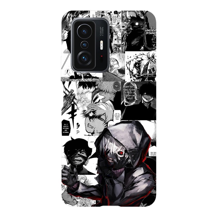 Husa compatibila cu Xiaomi Redmi Note 11 / Redmi Note 11S, Viceversa, model Manga Tokyo Ghoul, Silicon, TPU