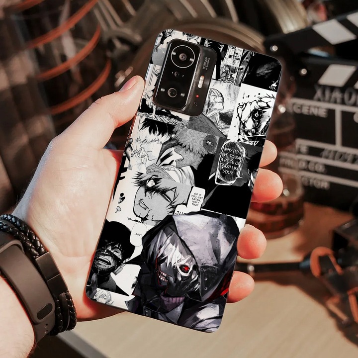 A tok kompatibilis a Xiaomi Redmi Note 12 Pro, Viceversa, Manga Tokyo Ghoul modellekkel, Szilícium, TPU