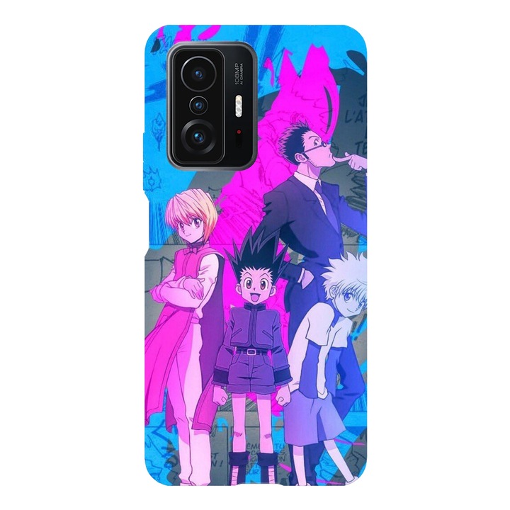 Husa compatibila cu Xiaomi Redmi Note 11 / Redmi Note 11S, Viceversa, model Neon Team Hunter x Hunter, Silicon, TPU