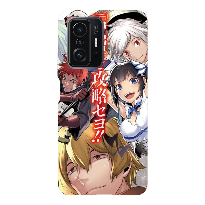 Husa compatibila cu Xiaomi Redmi Note 11 / Redmi Note 11S, Viceversa, model Manga Chapter DanMachi, Silicon, TPU