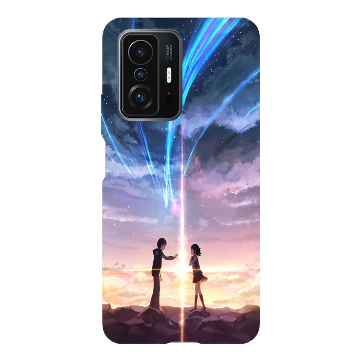 Husa compatibila cu Xiaomi Redmi Note 11 / Redmi Note 11S, Viceversa, model Taki and Mitsuha Your Name, Silicon, TPU