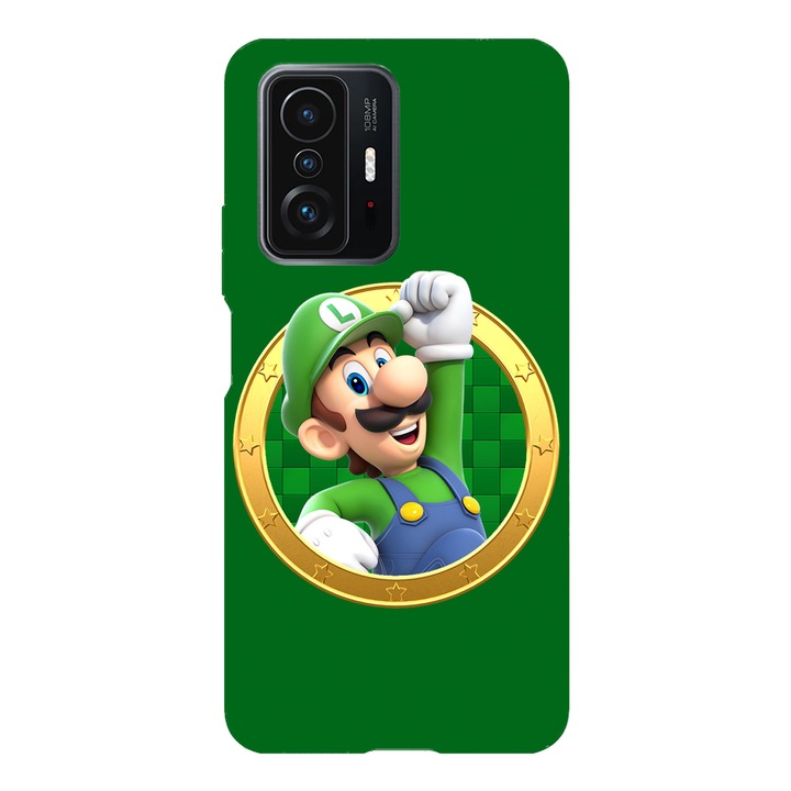 Husa compatibila cu Xiaomi Redmi Note 11 / Redmi Note 11S, Viceversa, model Luigi time Super Mario, Silicon, TPU