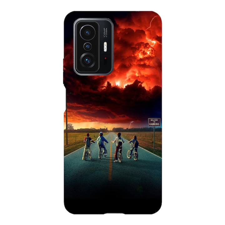 Xiaomi Redmi Note 11 / Redmi Note 11S, Viceversa, Upside Down Stranger Things modellel, szilikonnal, TPU-val kompatibilis burkolat