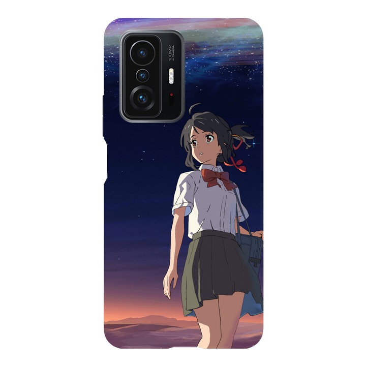 Husa compatibila cu Xiaomi Redmi Note 11 / Redmi Note 11S, Viceversa, model Mitsuha Miyamizu Your Name, Silicon, TPU