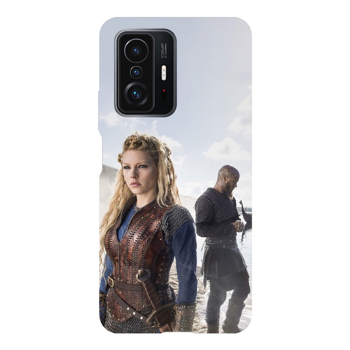 Husa compatibila cu Xiaomi Redmi Note 11 / Redmi Note 11S, Viceversa, model Ragnar and Lagertha Vikings, Silicon, TPU
