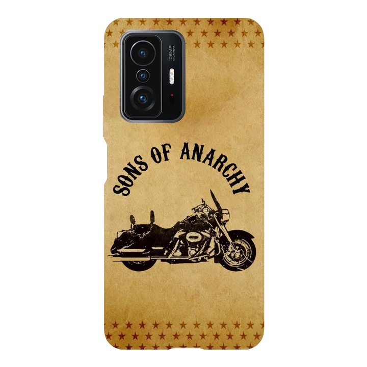 Husa compatibila cu Xiaomi Redmi Note 11 / Redmi Note 11S, Viceversa, model Motorcycle Sons of Anarchy, Silicon, TPU