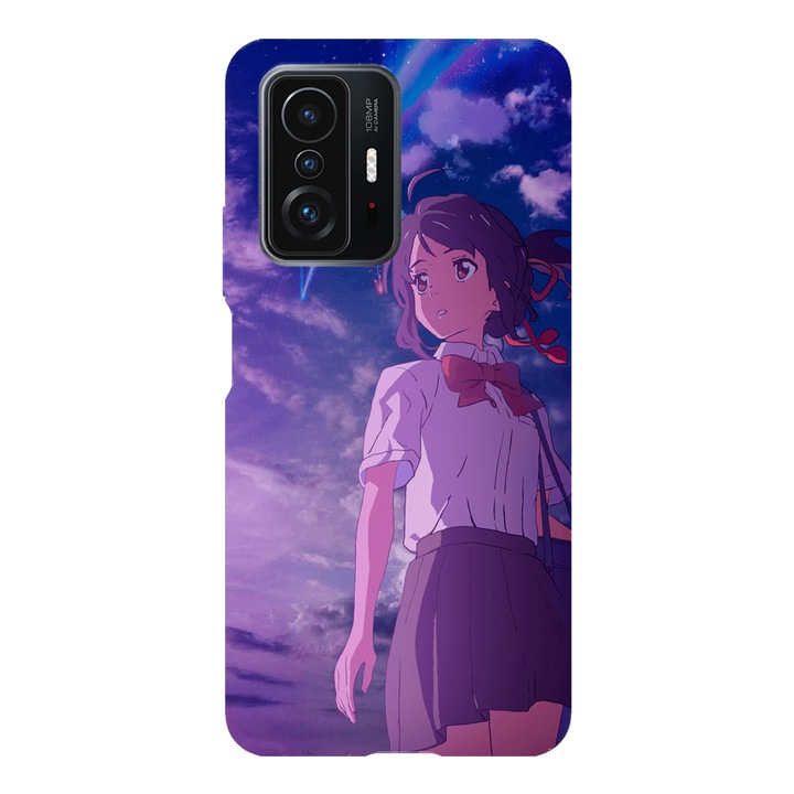 Husa compatibila cu Xiaomi Redmi Note 11 / Redmi Note 11S, Viceversa, model Mitsuha Your Name, Silicon, TPU