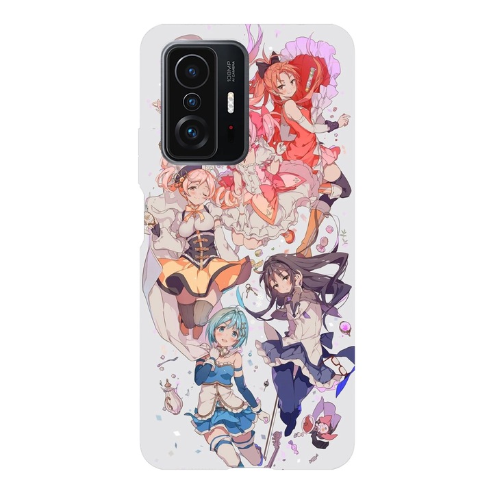 Husa compatibila cu Xiaomi Redmi Note 11 / Redmi Note 11S, Viceversa, model Madoka Magica, Silicon, TPU