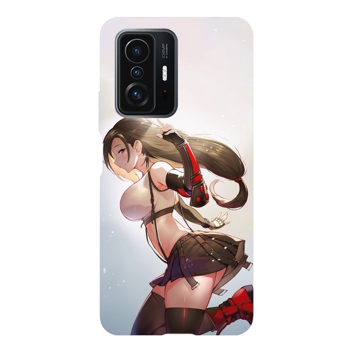 Husa compatibila cu Xiaomi Redmi Note 11 / Redmi Note 11S, Viceversa, model Tifa Final Fantasy VII, Silicon, TPU