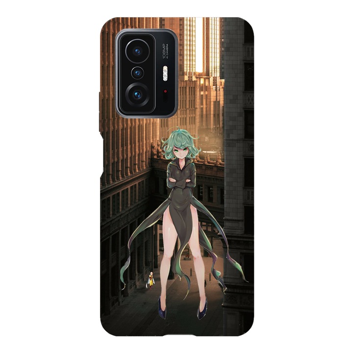 Husa compatibila cu Xiaomi Redmi Note 11 / Redmi Note 11S, Viceversa, model Tatsumaki Rank S One Punch Man, Silicon, TPU