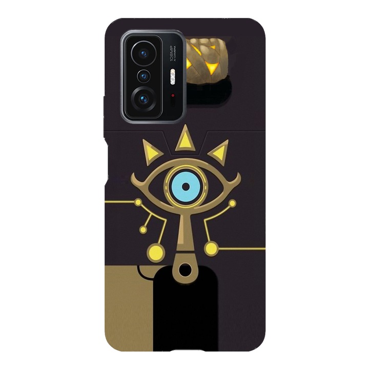 Husa compatibila cu Xiaomi Redmi Note 11 / Redmi Note 11S, Viceversa, model Sheikah Slate Zelda, Silicon, TPU