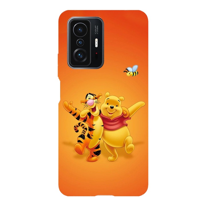 Husa compatibila cu Xiaomi Redmi Note 11 / Redmi Note 11S, Viceversa, model Winnie the Pooh brothers, Silicon, TPU