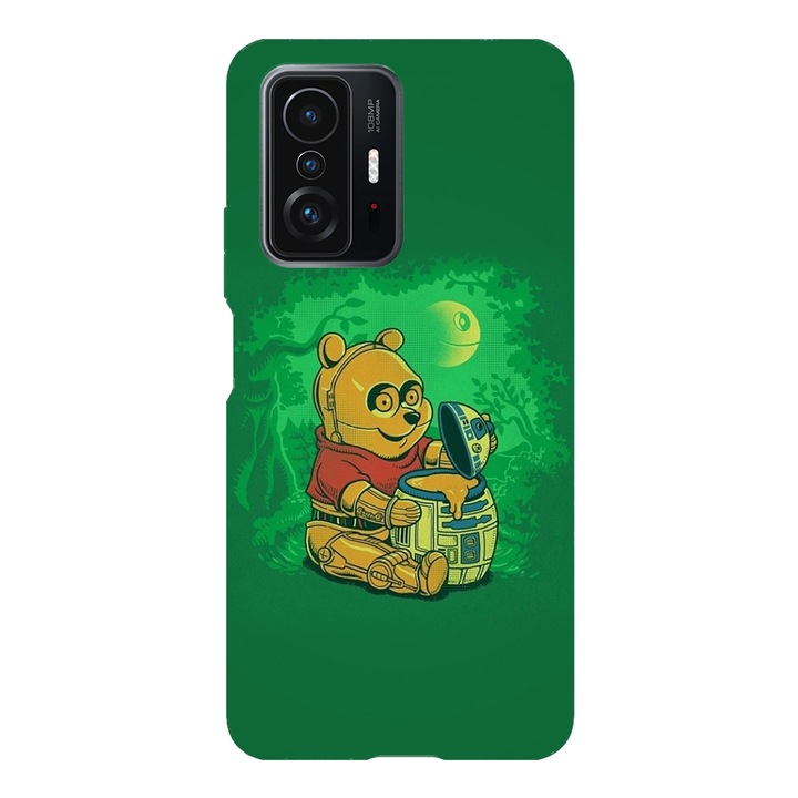 Husa compatibila cu Xiaomi Redmi Note 11 / Redmi Note 11S, Viceversa, model Winnie the Pooh Star wars edition, Silicon, TPU