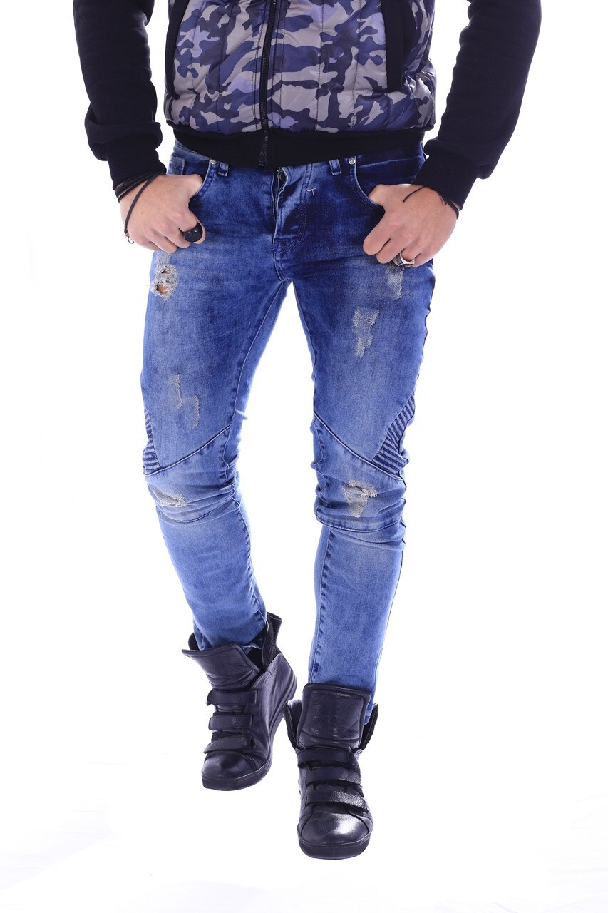 Blugi Funk Albastri, Vibes & Style, Albastri, Albastru