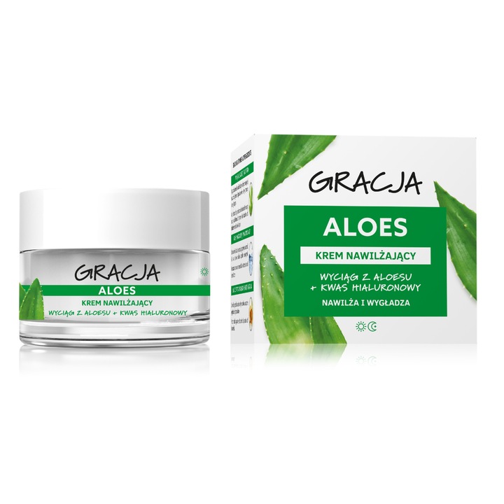Hidratáló nappali/éjszakai krém, Wars, Gracja, Aloe, 50Ml