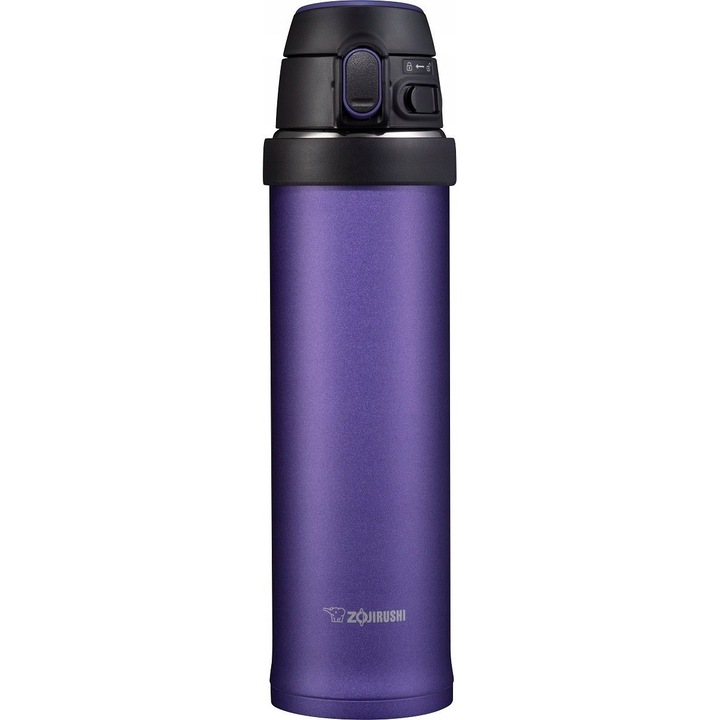 Termos, Zojirushi, Inox, 600 ml, Violet/Negru