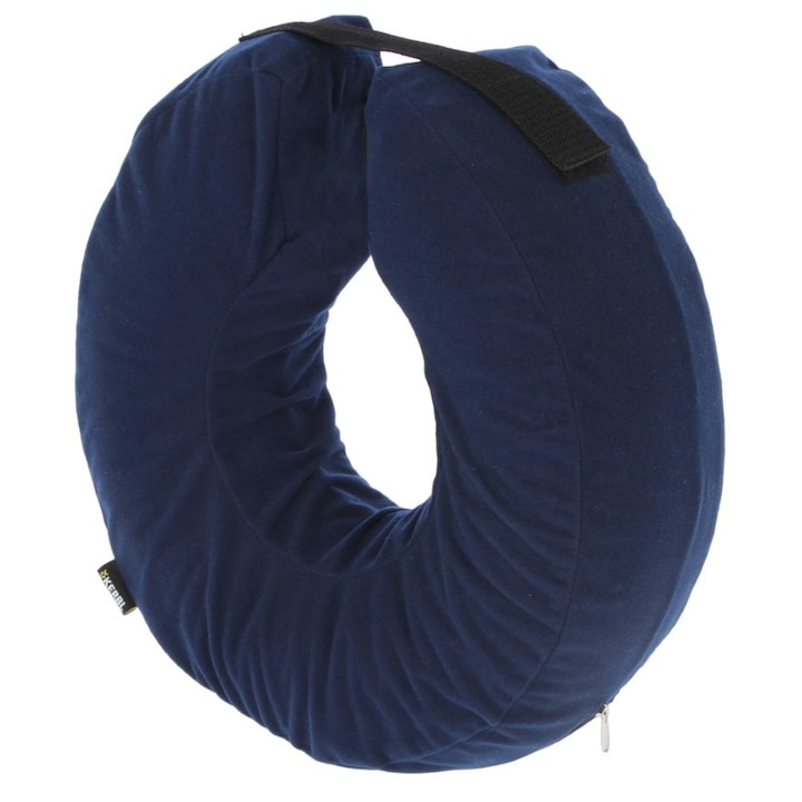 Guler de protectie pentru caini, Kerbl, 36-50 cm, Albastru