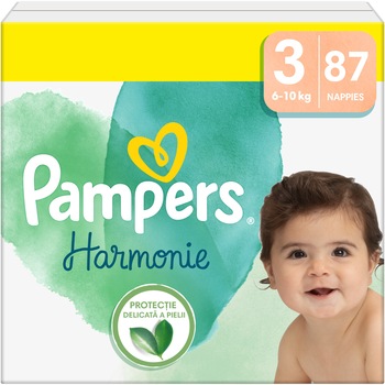 Scutece Pampers Harmonie Maxi Box Marimea 3, 6-10 kg, 87 buc