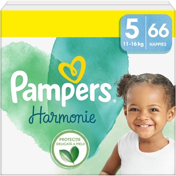 Scutece Pampers Harmonie Maxi Box Marimea 5, 11-16 kg, 66 buc