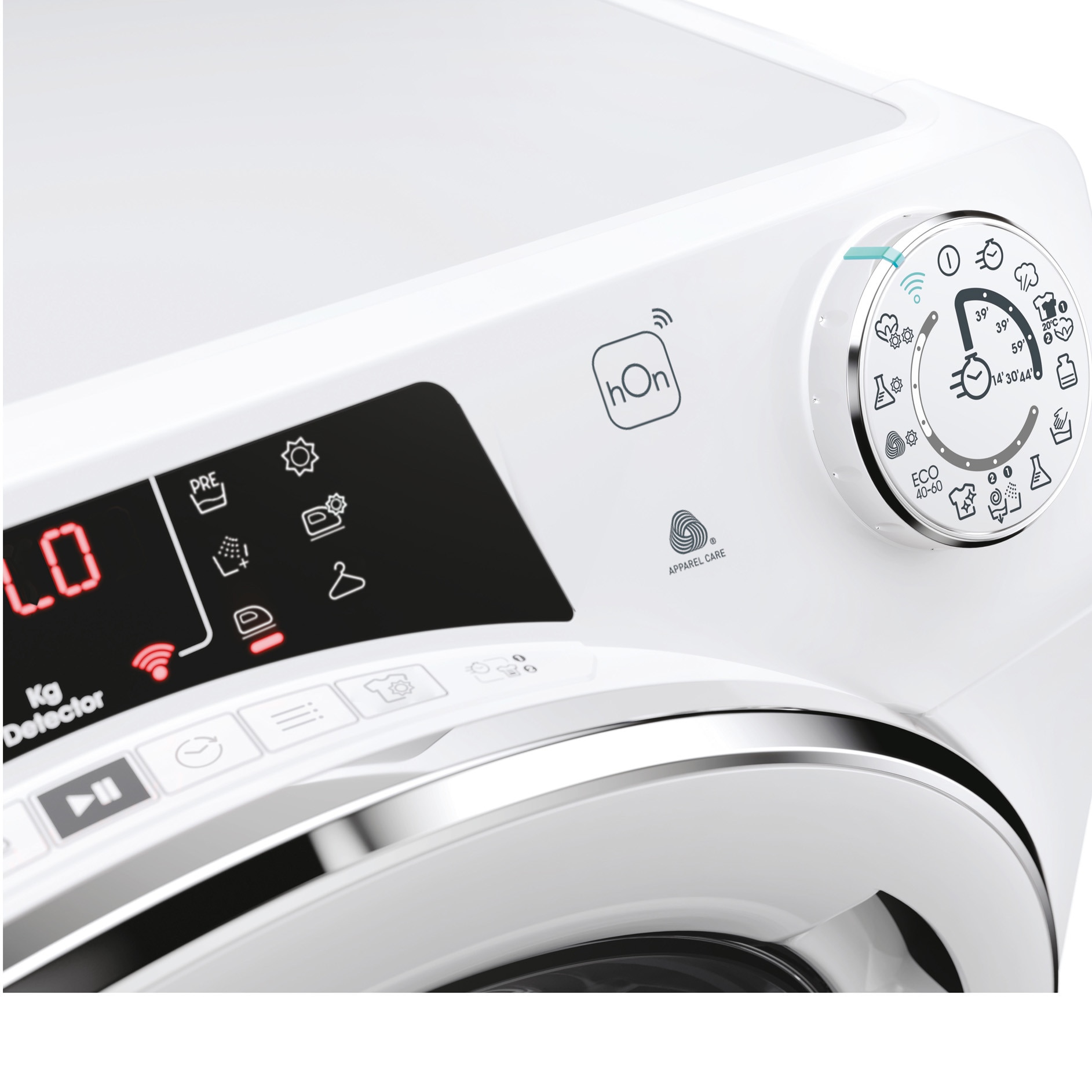 Masina de spalat rufe cu uscator Candy Rapido ROW41494DWMCT-S, Spalare 14 kg, Uscare 9 kg, 1400 RPM, Clasa A, Wi Fi, Quick & Clean, Motor Inverter, Steam, Alb