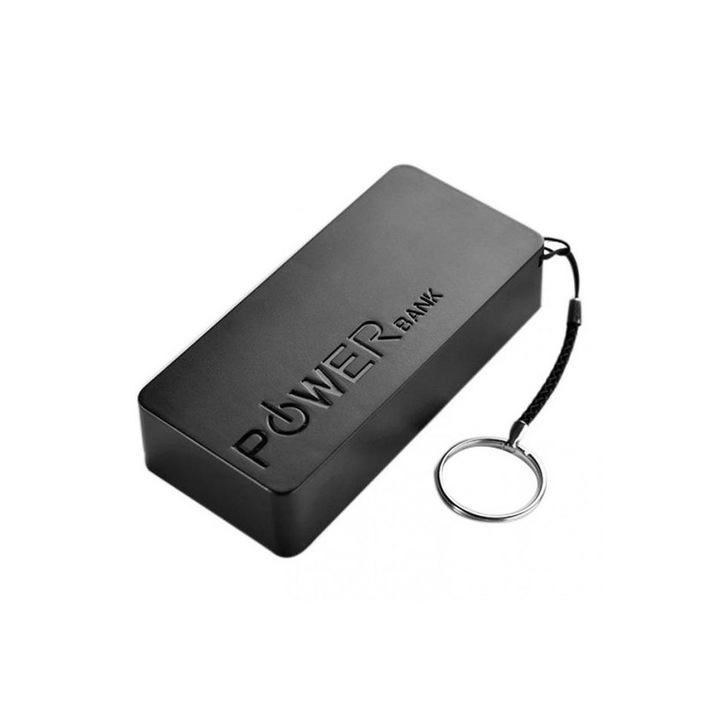 Външна батерия Power Bank 5600 mAh, Черна