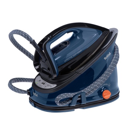 Statie de calcat Tefal Efectis Anticalc GV6840E0, 2200W, 6.5 bari, 300 gr/min, Colector anticalcar, Talpa Autoclean Airglide, 1.4L, Albastru/Negru