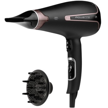 Uscator de par Rowenta Silence Premium Care CV7920F0, 2300W, Functie Ionica, 6 setari, Motor AC, Jet de aer rece, Concentrator, Difuzor pentru volum, Negru Uscator de par Rowenta Silence Premium Care CV7920F0, 2300W, Functie Ionica, 6 setari, Motor AC, Jet de aer rece, Concentrator, Difuzor pentru volum, Negru