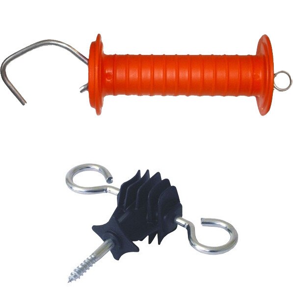 Sistem poarta simpla, portocalie, pentru gard electric