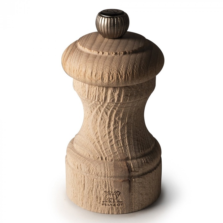 Rasnita piper, Peugeot, Lemn, 10 cm, Bej