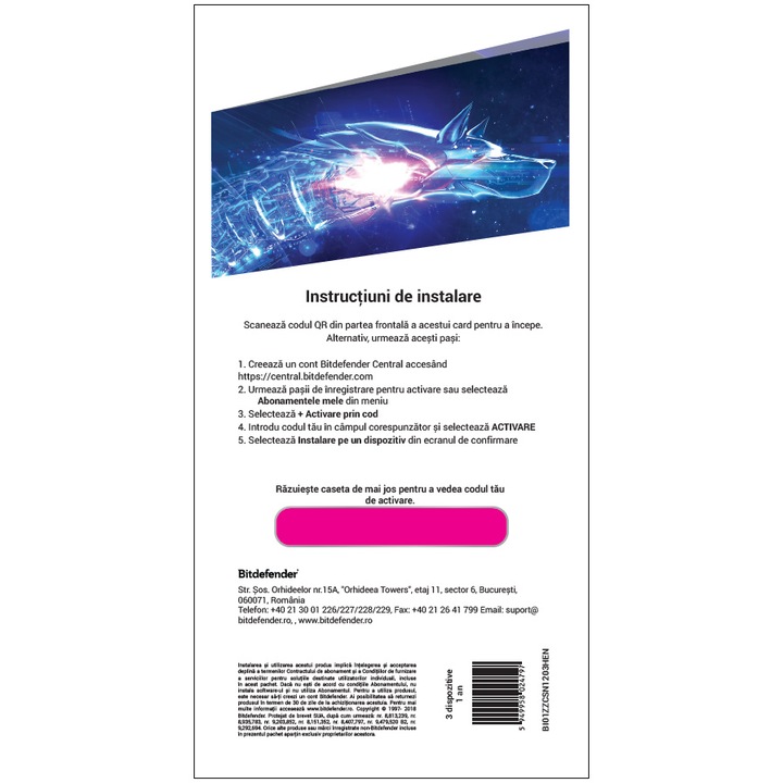 Bitdefender Android & iOSMobile Security, 1 an, 5 dispozitive, licenta ...