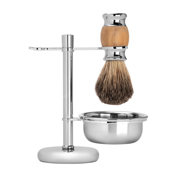 Set barbierit, Activeshop, Inox, Bej - eMAG.ro