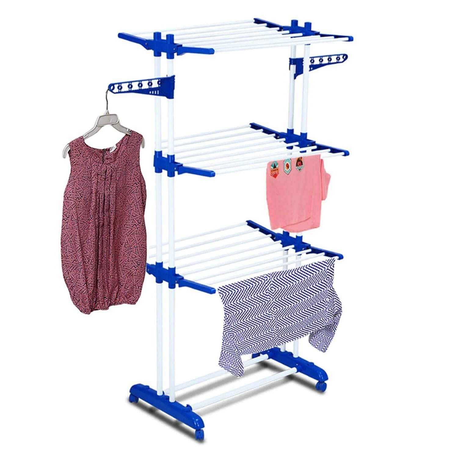 Uscator Vertical Pentru Haine Pe 3 Nivele De Uscare Inaltime 175cm 