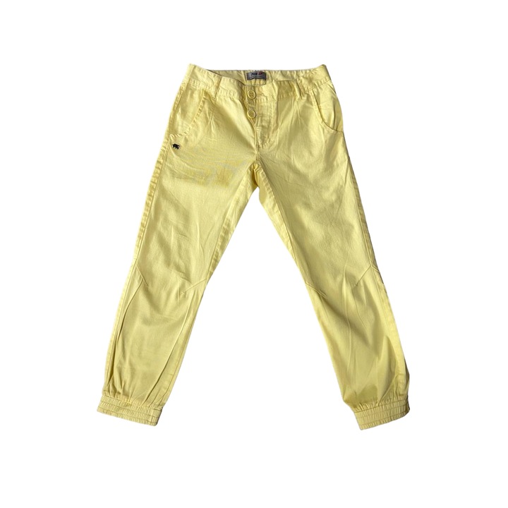 Gyermek nadrág, OverKids-Pick UP GI10, sárga, 6-8 éves korig