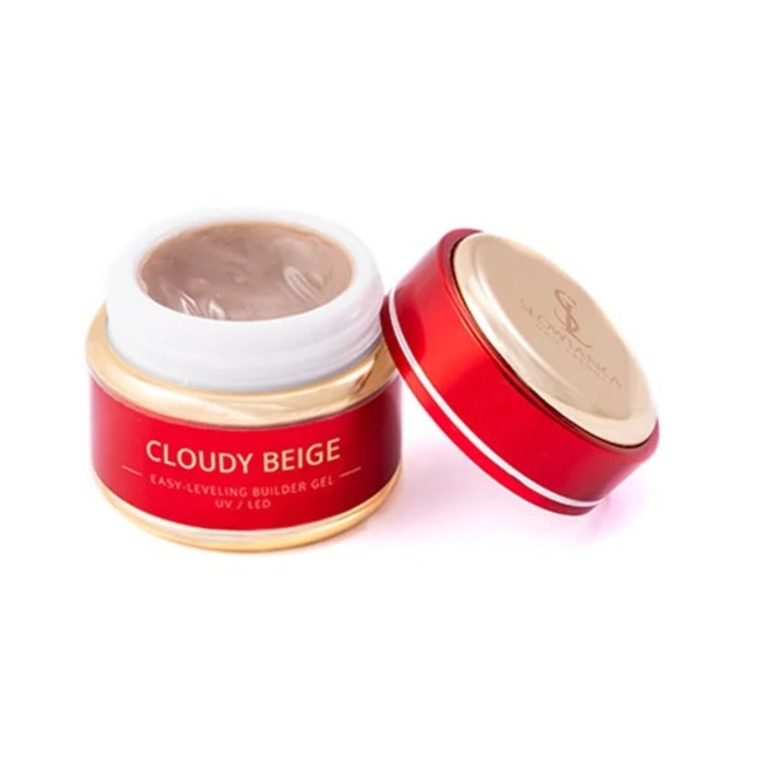 Slowianka UV építőzselé Cloudy Beige, 15 gr
