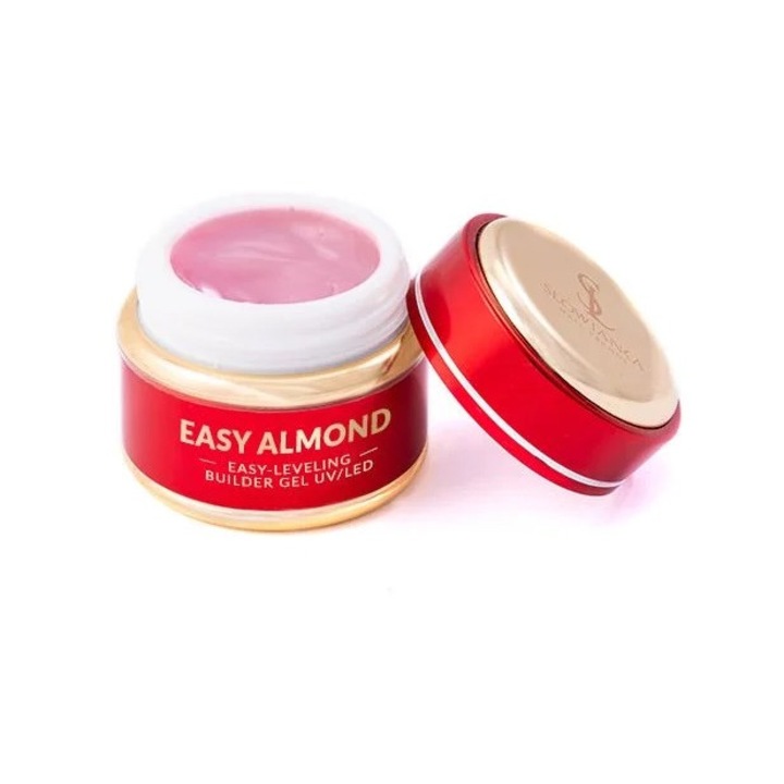 Slowianka építő UV gél, önterülő Easy Mandula, 15 gr
