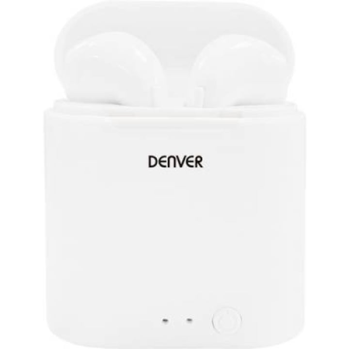 Denver TWE-36MK3 Bluetooth® In Ear fejhallgató In Ear Headset Fehér