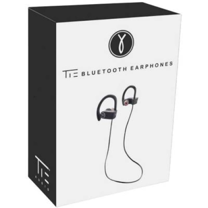 Tie Studio Bluetooth 4.1 Sport Bluetooth® Sport In Ear fejhallgató In Ear Headset, Hangerő szabályozás, Izzadásálló Fekete