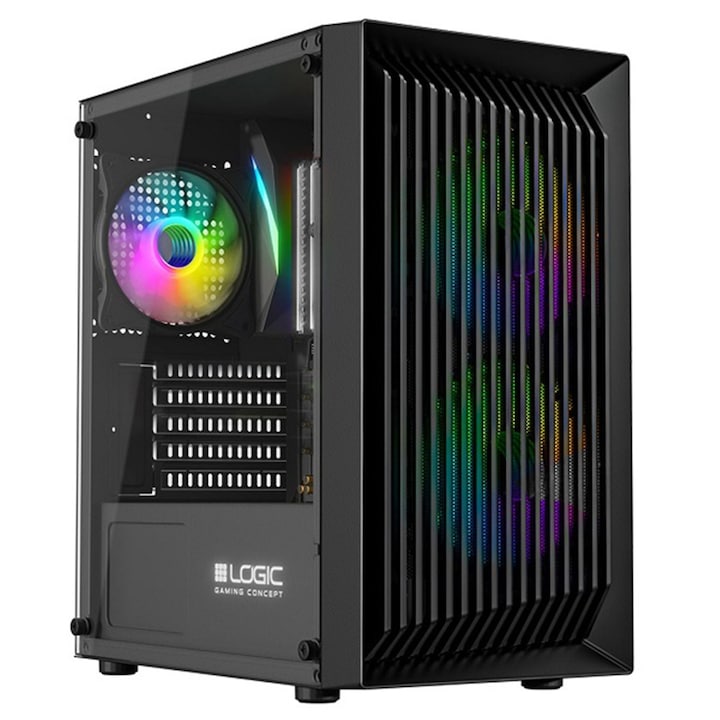 VIST Sistem PC RGB Ryzen 5 4600G, Ram 16GB, AMD Radeon RX VEGA, SSD 512 GB M.2, WIFI, Windows 11 Pro preinstalat