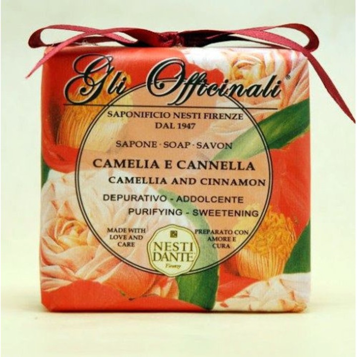 Сапун Gli Officinali, камелия и канела, 200гр