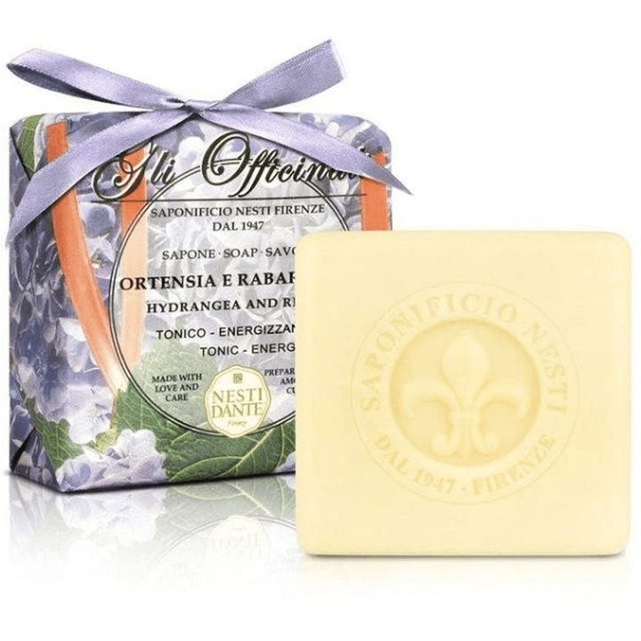 Sapun natural Nesti Dante hortensie si rubarba - 200 gr