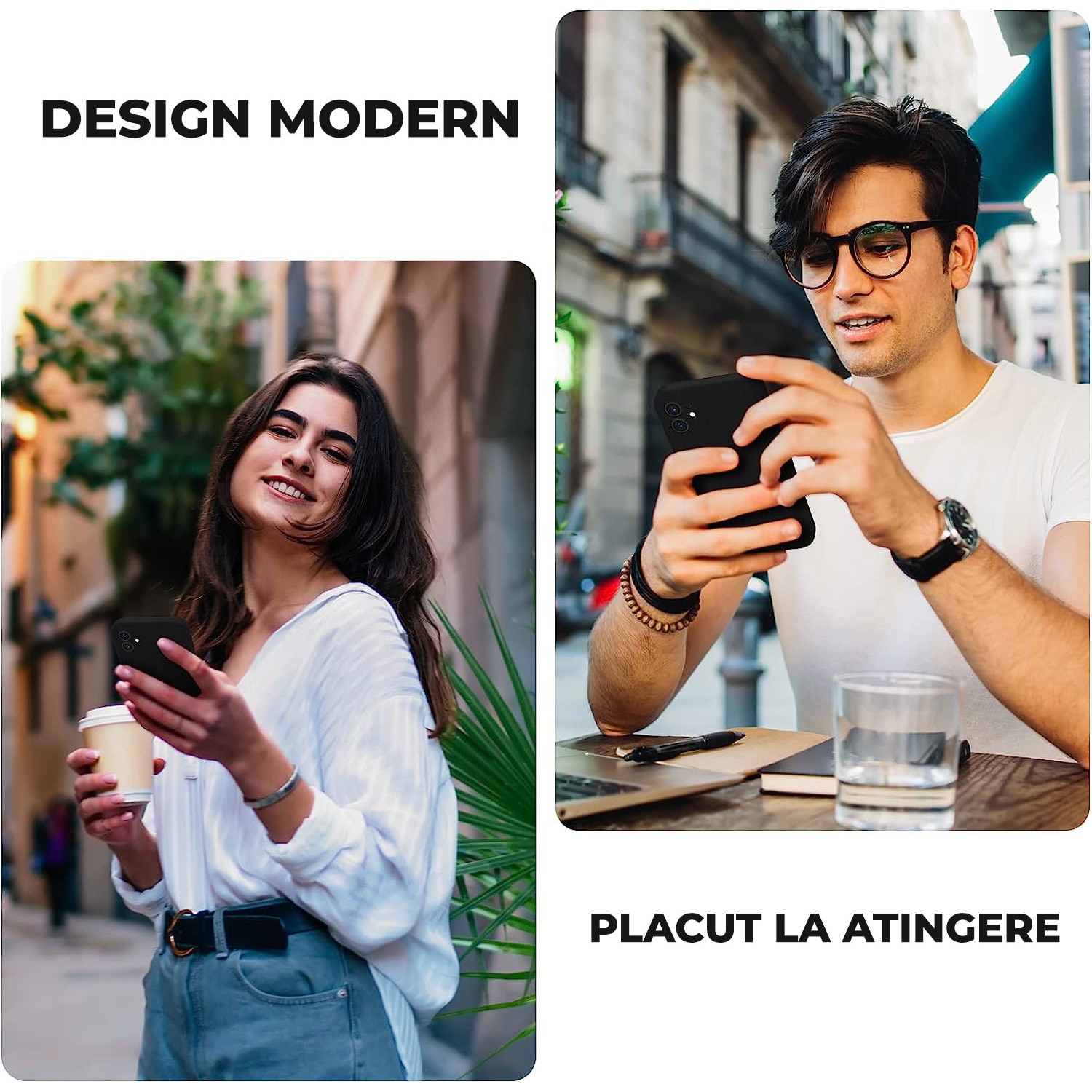 Husa Daden® Soft Silicone compatibila cu iPhone 11, Interior din Microfibra, Protectie la camera, Protectie sporita, Negru