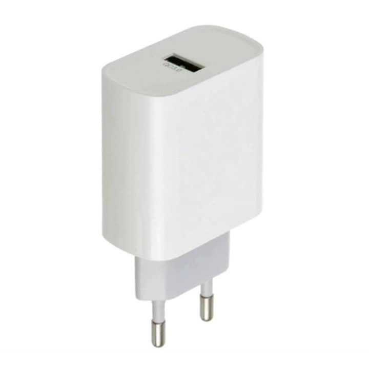Мрежово зарядно, ElectroCharge Box, USB-A, 15W, 3A, Бяло