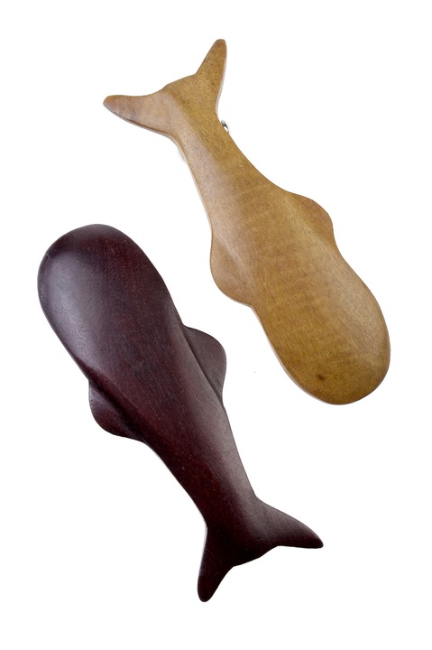 Set 2 buc agrafa de par, Gloria Maris Handmade, Wood934 Multicolor, 9.5 x 3.5 cm