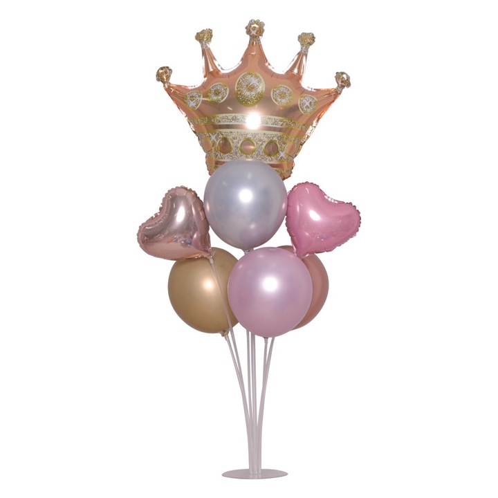 Set 7 Baloane, cu suport pentru masa, 70 cm