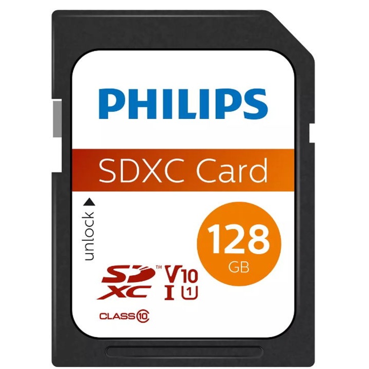 Card de memorie Philips FM12SD55B/00, SDXC, 128GB, Clasa 10, UHS-I U1